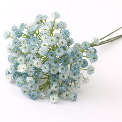 China Fashional L-BB005 White Artificial Baby's Breath Flowers Wedding Bridal Bouquet Gypsophila Flowers For Wedding Party Home Decoration for sale