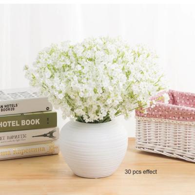 China Wholesale Gypsophila silk white artificial flower D-BB009 silk flower babysbreath for wedding home ministry party decoration for sale