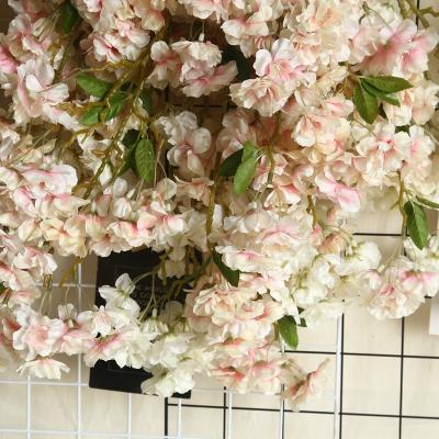 China Wholesale Wedding Cherry Blossom Branches Fashional Decorative Artificial White Flower for sale