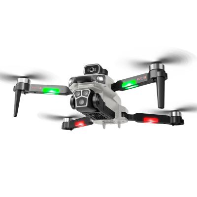 Cina M1s 4k Drone Tre telecamere Evitazione degli ostacoli senza spazzole Pieghevole Led Navigation Light Flow Ottico Volare Mini Rc Drone in vendita