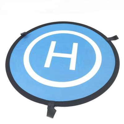 China Orange Blue Drone Landing Pad Waterproof Platform for 55cm Drones and RC Quadcopters for sale