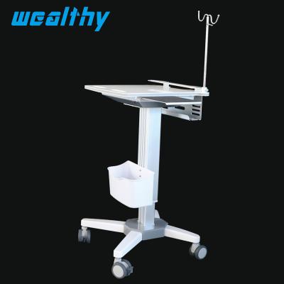 China MA-Medical Contemporary Laptop Trolley Aluminum Alloy Hospital Trolley Carts Laptop Cart for sale