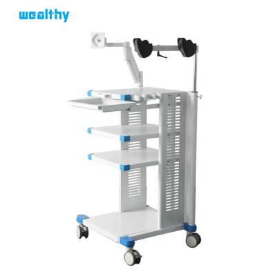 China Contemporary Rich Trolley Laparoscopy Endoscopy Trolley Medical Endoscope Trolley for sale