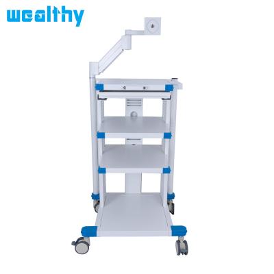 China Contemporary ISO Factory VI Endoscopy Trolley Cart Endoscopy Equipment Medical Hospital Trolley for sale