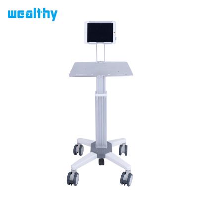 China Contemporary Rise VI Freedom Rolling Stand Cart Ipad Workstation Medical Hospital Trolley Cart for sale