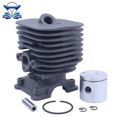 China Two Stroke 35mm Cylinder Piston Ring Kit For Husqvarna 128C 128CD 128L 128LD 128R Single Cylinder Piston Trimmer Cylinder for sale