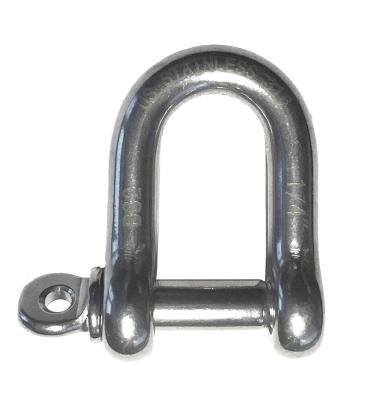 China General Industry Customized Inch Bow Shackles With Square Head Screw Pin for sale