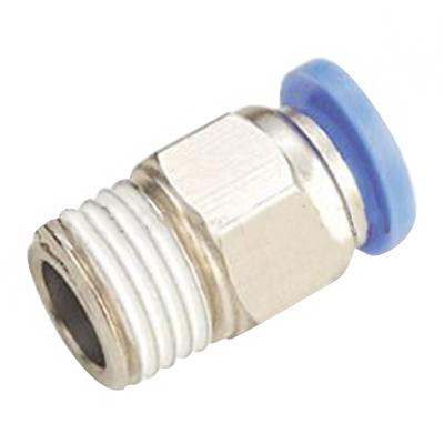 China Pneumatic Hose Fitting PC Male Connector Fitting for sale