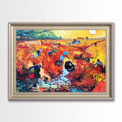 China Beautiful Modern Famous Van Gogh Print Landscape Oil Painting By Hand Painted On Dafen Canvas for sale