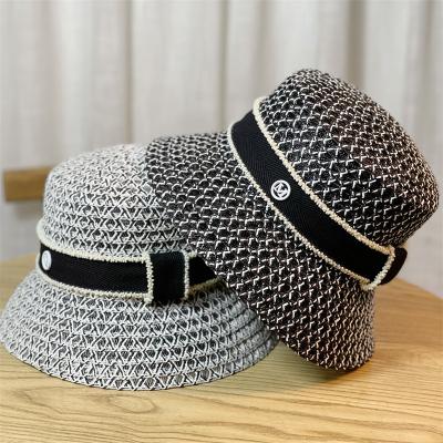 China New Summer Tourism Sunshade Sunshade Hats Spring Hat Letter Bucket Female Fisherman Hat for sale