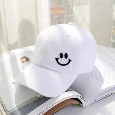 China breathable & Wholesale CIA Style Smiley Face Baseball Cap Aadult Style Waterproof Trucker Driver Cap Dad Hat Cap for sale