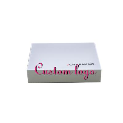 China Recycled Materials Custom Logo Small Translucent Frosted Gift Box With Plastic Lid Cover for sale