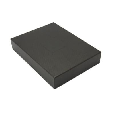 China Recycled Materials Wholesale Customized Black Rigid Cardboard Paper Packaging Boxes for sale