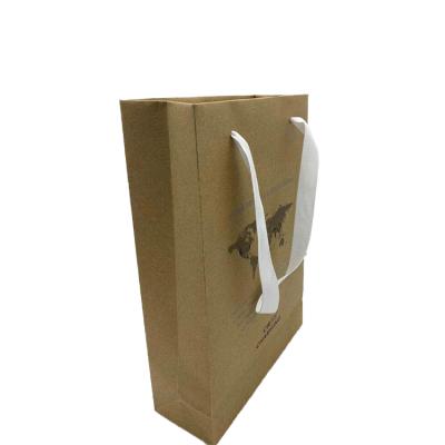 China Recyclable Wholesale Custom Kraft Paper Bag Cheaper Paper Bags With Your Own Logo for sale