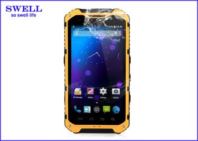 China WCDMA A9 Rugged Waterproof Mobile Phone , Dual Camera Dual Sim Card Slot for sale