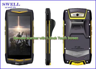 China Rugged Scan Code Smartphone , rs232 nfc cell phones barcode scanner for sale