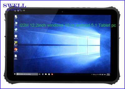 중국 분야 사용을 위한 rj45 rs232 rs485에 소형 이중 시동 인텔 안드로이드 Z8300 12.2Inch Windows 정제 판매용