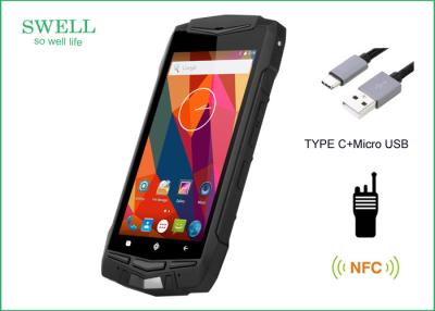 China Android 5.1 3G 4G LTE IP68 Smartphone 5 Inch Rugged Phone With NFC PTT 1D 2D Scanner for sale