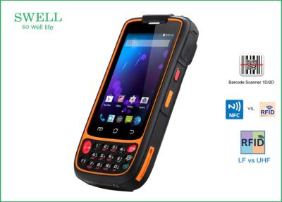 China 1D 2D Scanner mobile phone 16GB Military Spec Smartphone with LF 125KHz 134.2KHz for sale