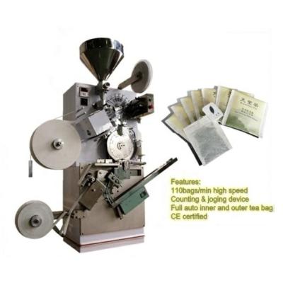 China CCFD6 Food Tea Packing Machine Double Chamber VFFS Small Sachet Tea Bag Packing Machine for sale