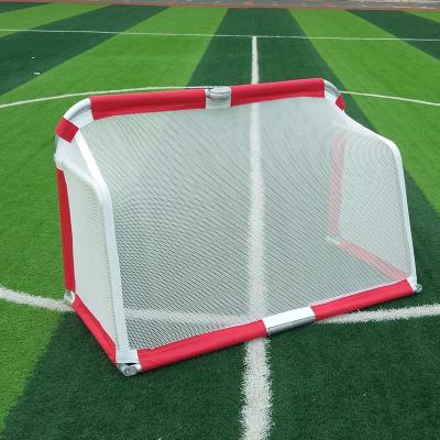 China Aluminum Folding Football Goal Soccer Goals Goal Game Ser Fun Sports Amusement Portable Football Goal for sale