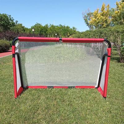 China Collapsible And Portable Foldable Outdoor Backyard Kids Soccer Folding Soccer Goal for sale