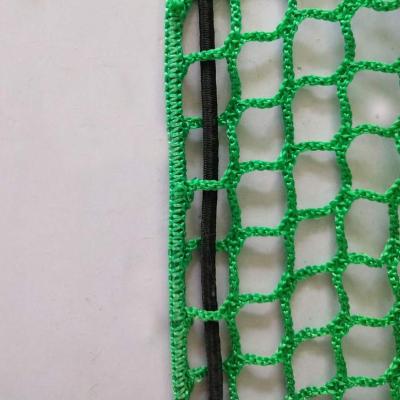 China Green 100%PP Polypropylene Knotless Cargo Net for sale