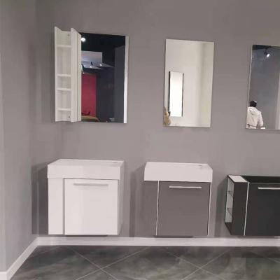 China European Luxury Hotel Furniture White Color Wall Hung Modern Bathroom Vanity Living Room Sink Cabinet for sale