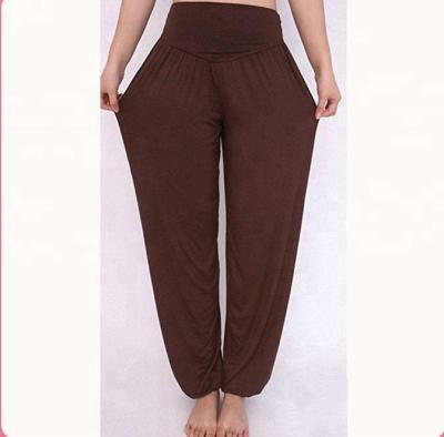 China Anti-pilling Women's Soft Modal Cotton Yoga Sports Dance Harem Pants for sale