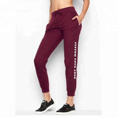 China High Quality Anti-Static Joggers Fitted Empty Joggers Women Tapered High Waist Drawstring Fitness Women Pants for sale