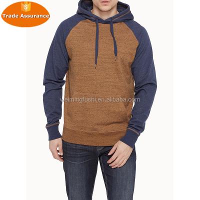 China Sporty style 2 tone anti-pilling hoodie without zipper for sale