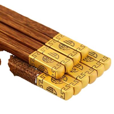 China Factory direct sale high quality easily cleaned alloy chopsticks household chopsticks for sale