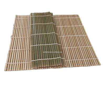 China Eco - Friendly Food Grade Sustainable Chinese Individual Packing Sushi Roll Mat Bamboo Curtain for sale