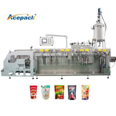 中国 CE Certification Doypack Detergent Soap Liquid Filling Packing Machine Sealing Packaging Machine 販売のため