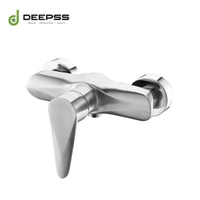 China Without Slide Bar Single Handle Water Saving Faucet Bath Shower Faucet Mixer For Bathroom Contemporary Hot Cold Water Mixer Shower Set for sale