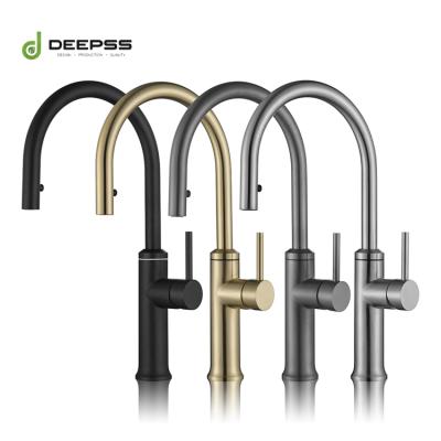 China Pull Out Jet Deepss Hot Selling Hose Water Faucet Pull Down Kitchen Sink Faucet for sale