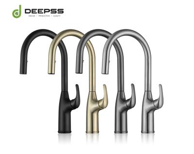 China Pull Out Deepss Spray New Innovate Multicolor Fashion Pull Down Kitchen Faucet for sale