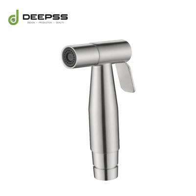 China Manufacturer Wholesale Sanitary Ware Sus 304 Stainless Steel Shower Washroom Triangle Valve Modern Handheld Spray Gun Faucet for sale