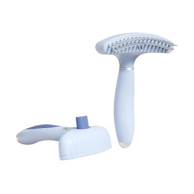 China New Arrival Pet Self Rark Comb Dog Grooming Brush Clean Dematting Hair Remover Stored for sale