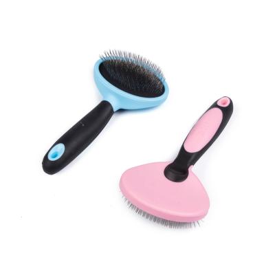 China Viable Wholesale Cheap Dog Grooming Factory Pin Brush Pet Cat Dog Slicker Brush for sale