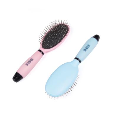 China Sustainable Factory Wholesale Dele Dog Grooming Throwing Comb Brush Pin Tools Pet Hair Removal Brush for sale