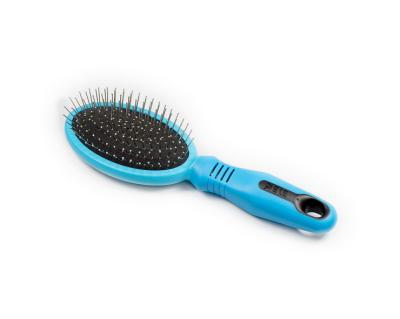 China Viable 2 IN 1 Double Sided Dog Cat Grooming Brush Comb Pet Effectivlly Hair Remover for sale