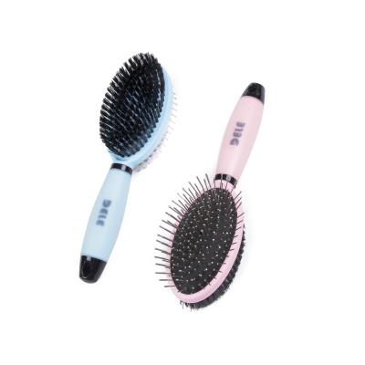 China Viable Factory Wholesale Long Pin Cat Bristle Brush Pet Dog Silicon Massage Grooming Brush for sale