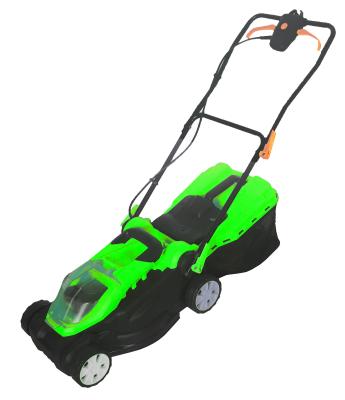 China Commercial Electric Lawn Mower 3500rpm High Speed Green Color 35l Grass Collection for sale