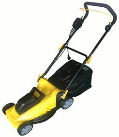 China Yellow Color Electric Start Lawn Mower Mechinary Brack Belt Drive High Efficiency for sale