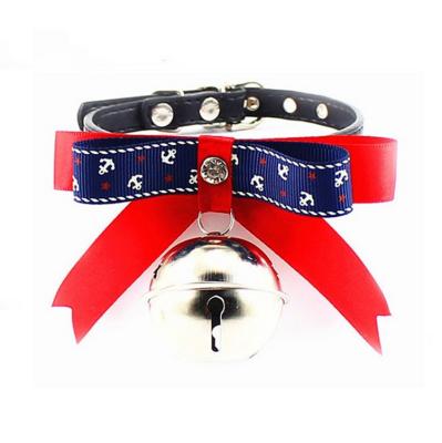 China Best Selling Viable Shapes Bowtie Necktie Puppy Dog Cat Bells Adjustable Collar for sale