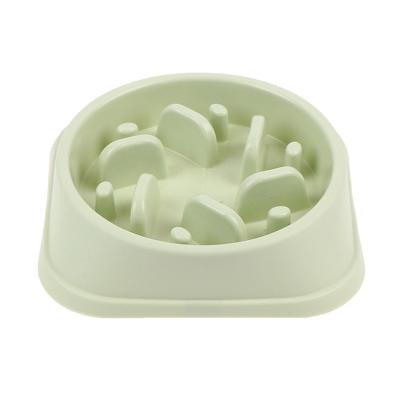 China Sustainable Wholesale Interactive Slow Eating Plastic Dog Feeding Bowl for sale