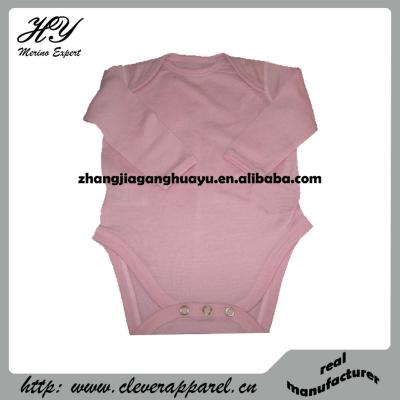 China 80% 18.5mic 20% Merino Wool 20% Silk Merino Wool Baby Body for sale