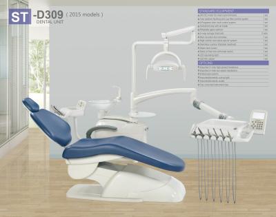 China High quality dental chair with 9 memory, LED light, CE & ISO approved for sale