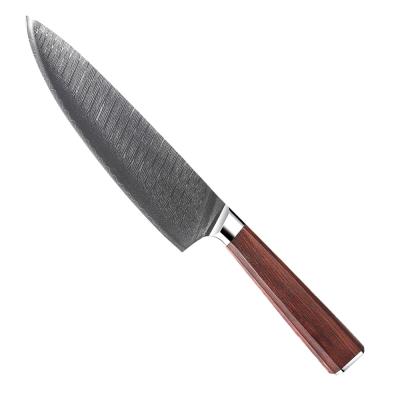 China Viable High Quality VG10 Style 8inch 67layers 10Cr15CoMoV Damascus Japan Steel Chef Knife for sale